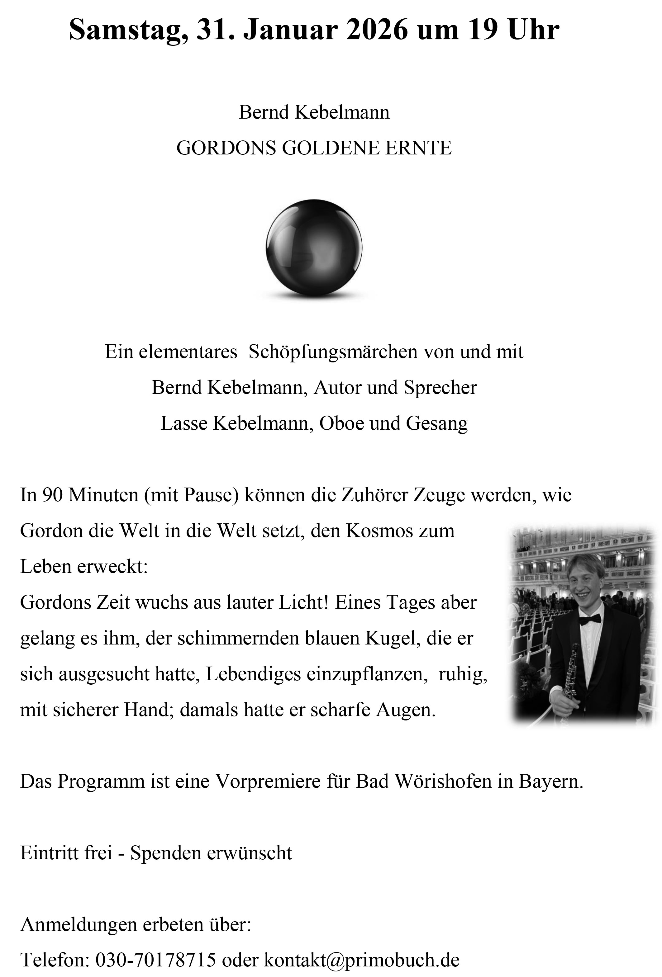 Ein elementares Schöpfungsmärchen